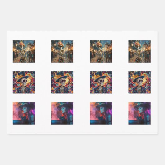 Fall Halloween Coasters Home Decor  Inpakpapier Vel (Voorkant)