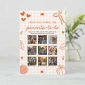 Fall Hand Drawn How Old Were The Parents Game Kaart (Staand voorkant)