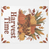 Fall harvest time stylish Blanket New Home Fleece Deken (Voorkant (Horizontaal))