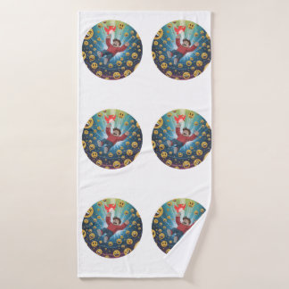 Fall in bubble badhanddoek