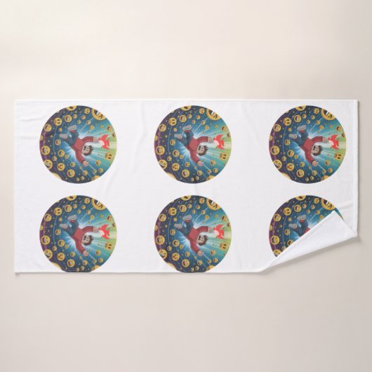 Fall in bubble badhanddoek (Badhanddoek)