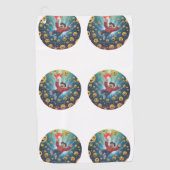 Fall in bubble golfhanddoek (Voorkant)