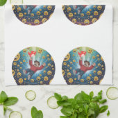 Fall in bubble theedoek (Gevouwen)