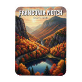 Fall in Franconia Notch State Park Travel Magneet (Verticaal)