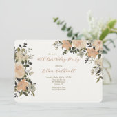 Fall in Love 3 Bloemen Kaart (Staand voorkant)