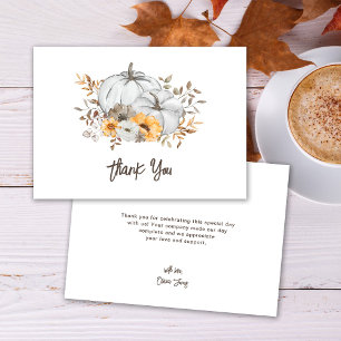Fall in Love Baby Shower Bedankkaart Kaart
