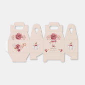 Fall In Love Boho Pink Pumpkin Bridal Shower Bedankdoosjes (Uitgevouwen)