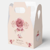 Fall In Love Boho Pink Pumpkin Bridal Shower Bedankdoosjes (Geopend)