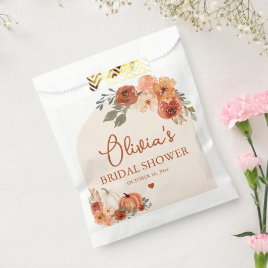 Fall in Love Boho Terracotta Pompoen Bruidsdiner Bedankzakje (Gezegeld)