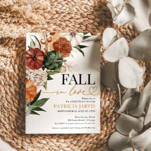 Fall In Love Bruiloftsborrel  Kaart