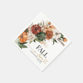 Fall In Love Bruiloftsborrel Servet (Hoek)