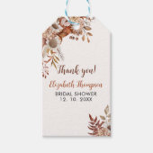 Fall in Love Cute Fall Bridal Shower  Cadeaulabel (Voorkant)