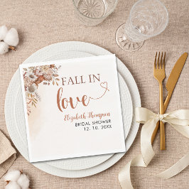 Fall in Love Cute Fall Bridal Shower  Servet