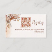 Fall in Love Fall Bridal Shower Informatiekaartje (Voorkant)