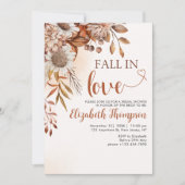 Fall in Love Fall Bridal Shower Kaart (Voorkant)