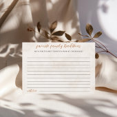 Fall in Love | Family Traditions Bridal Shower  Feestdagenkaart