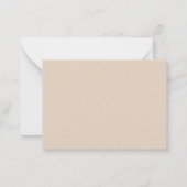 Fall In Love Floral Baby Shower Books For Baby Notitiekaartje (Achterkant)