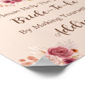 Fall In Love Help The Busy Bride Address  Poster (Hoek)