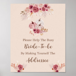 Fall In Love Help The Busy Bride Address  Poster