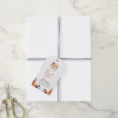 Fall In Love Pumpkin Stroller Floral Baby Shower Cadeaulabel (Met Touw)