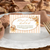 Fall in Love Recipe for the Bride Informatiekaartje