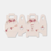 Fall In Love Rustic Pink Pumpkin Baby Shower Bedankdoosjes (Uitgevouwen)