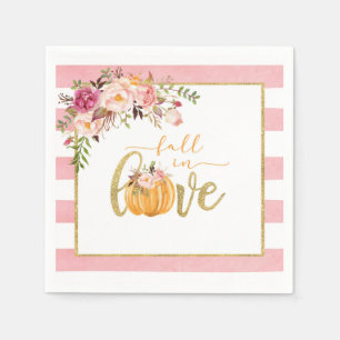 Fall in Love Servet - Roze Strepen