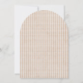 Fall in Love Watercolor Baby Shower Kaart (Achterkant)