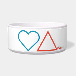 "Fall in Love With Change" Pet Bowl Voerbakje
