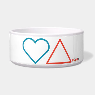 "Fall in Love With Change" Pet Bowl Voerbakje
