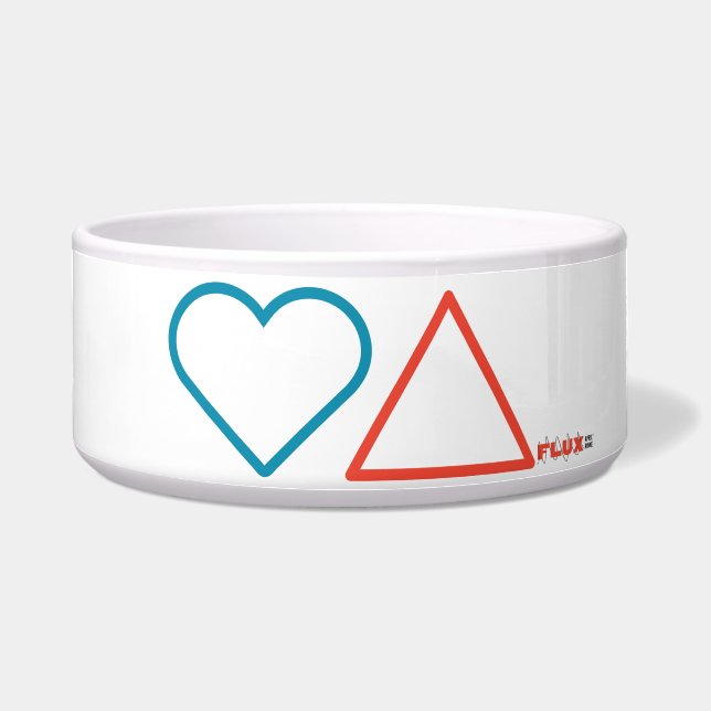 "Fall in Love With Change" Pet Bowl Voerbakje (Voorkant)