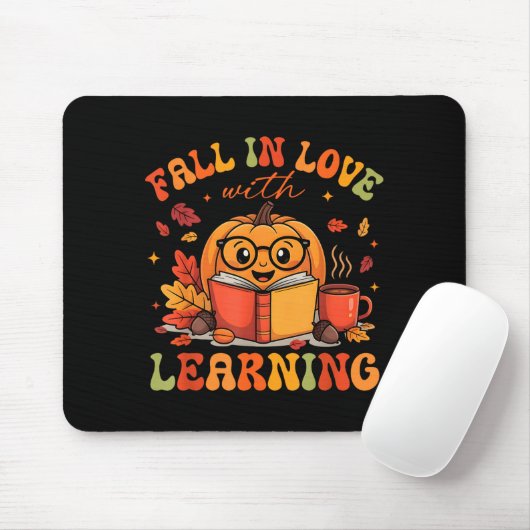 Fall In Love With Learning Autum Thanksgiving Teac Muismat (Met muis)