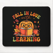 Fall In Love With Learning Autum Thanksgiving Teac Muismat (Voorkant)