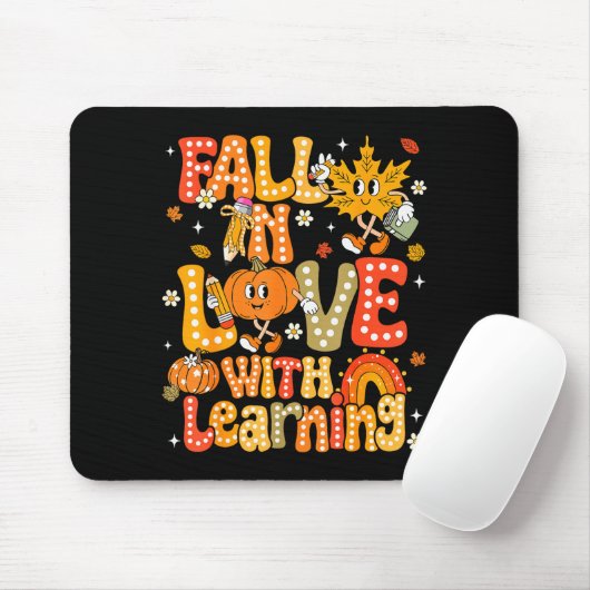 Fall In Love With Learning Autumn Thanksgiving Pum Muismat (Met muis)