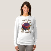 Fall In Love With Reading- Pumpkin - Autumn Leaves T-shirt (Voorkant volledig)