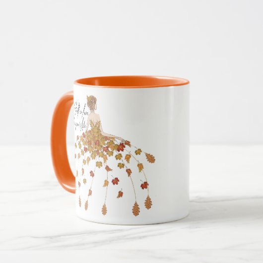 Fall in Love with Your Life Mok (Voorkant links)