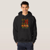 Fall is For Jesus He Never Leaves Christian Believ Hoodie (Voorkant volledig)