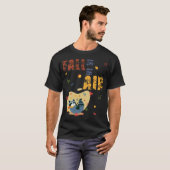 Fall Is in The Air Raccoon Autumn T-shirt (Voorkant volledig)