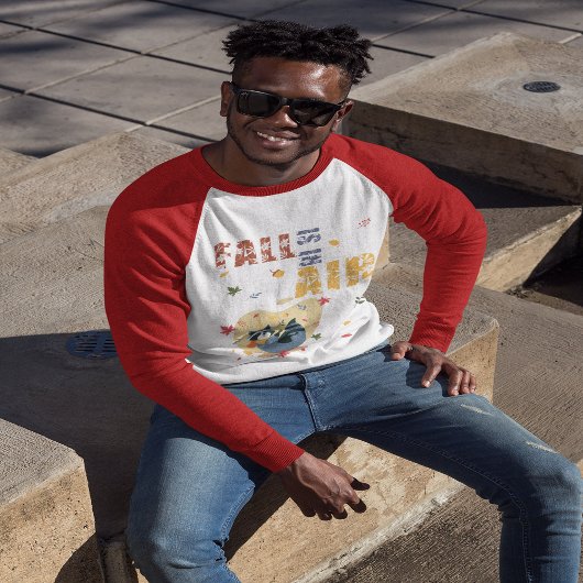 Fall Is in the Air Raccoon Autumn T-shirt