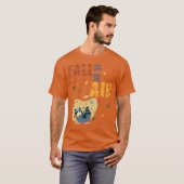 Fall Is in The Air Raccoon Autumn T-shirt (Voorkant volledig)