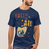 Fall Is in The Air Raccoon Autumn T-shirt (Voorkant)