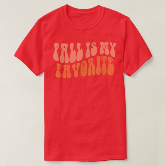 Fall Is My Favorite Hello Fall Vibes Pumpkin Thank T-shirt (Design voorkant)