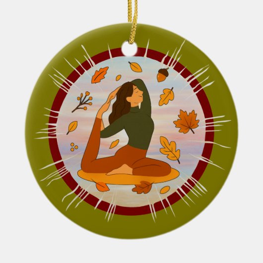 Fall Keramisch Ornament (Voorkant)