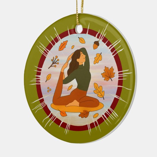 Fall Keramisch Ornament (Links)