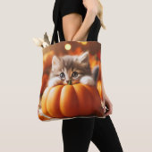 Fall Kitten Tote Bag (Dichtbij)