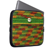 Fall Kleuren Artisan Haakprint Elektronica Tas (Voorkant Rechts)