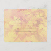 Fall laat alleen privé-ontvangst foto-sjabloon fot briefkaart (Achterkant)