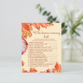 Fall laat baby shower die het beste van mama weet (Staand voorkant)