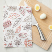 Fall laat esthetische keukenhanddoek achter (Quarter Fold)