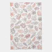 Fall laat esthetische keukenhanddoek achter (Verticaal)